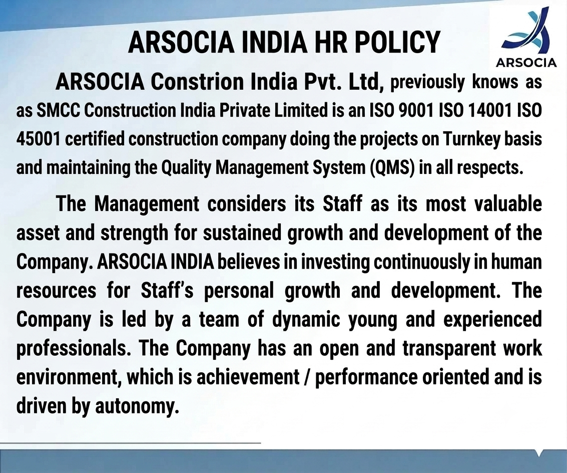 Arsocia HR Policy