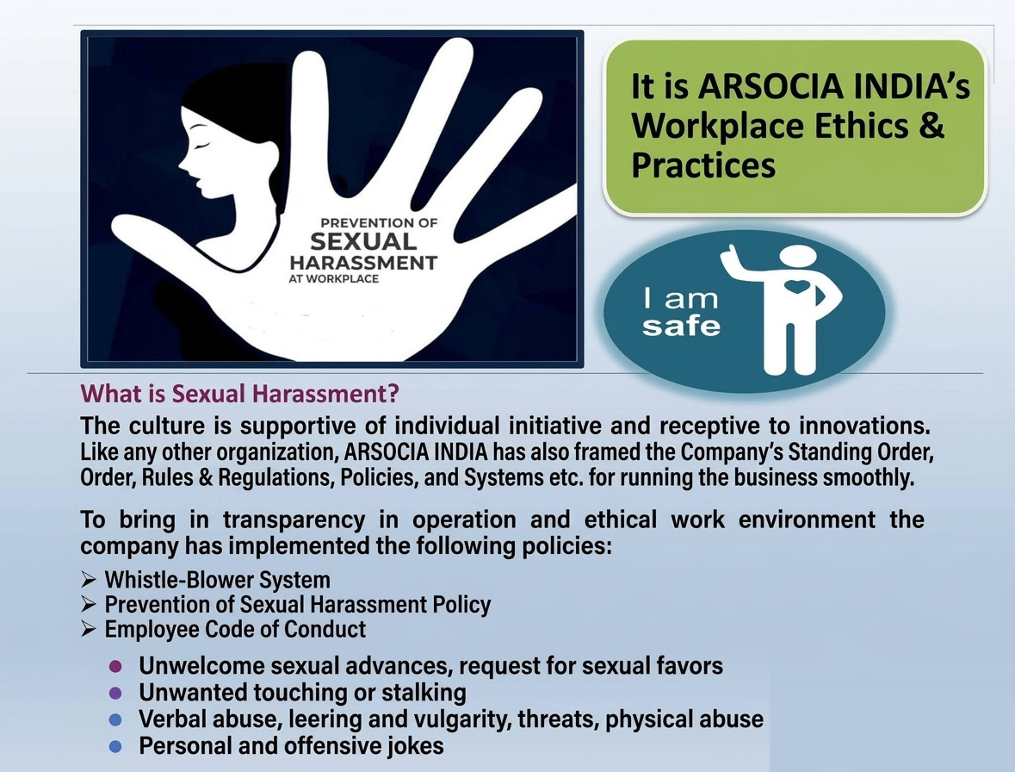Arsocia HR Policy